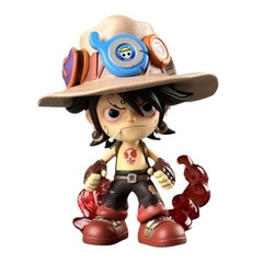 Mô Hình OnePiece Ace chibi dáng đứng - Cao 15cm - Nặng 300gram - Có Hộp màu - Figure anime One Piece - K17-T3-S12