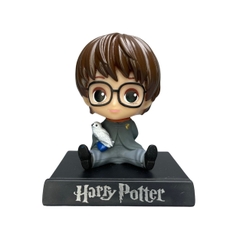 Mô Hình lắc đầu hary potter cầm cú mèo - Cao 12cm - nặng 150gram - Phụ kiện : đế + miếng dán - FULL BOX : box màu -K72-T3-S4