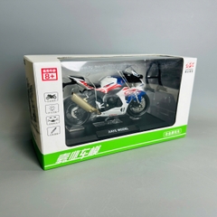 Mô Hình xe máy cbr1000 1:12 xanh đỏ trắng Hợp kim - Có tiếng - đèn pha sáng - Dài 17.5cm - rộng 6cm - cao 10cm - nặng ~ 1000gram - FULL BOX : box màu SKU : oto336 - K66-T5-S4