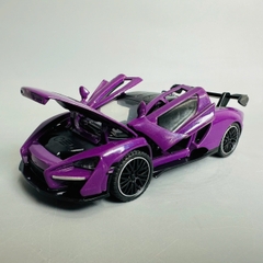 Mô Hình xe mclaren tím tỉ lệ 1:32 Hợp kim có thể mở cửa - bánh sau chạy cót - Dài 14cm - rộng 6cm - cao 5cm - nặng : 500gram - FULL BOX : box màu SKU : oto370 - K65-T4-S4