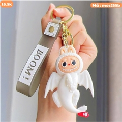 Móc Khóa labubu cosplay rồng trắng bay - Dây móc dài : 10cm - Mô Hình Cao : 7cm - Nặng : 50gram - No Box : bọc túi OPP K76-T1-S3