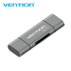 Đầu đọc thẻ Vention USB 2.0 ( hỗ trợ cổng Type C + Micro USB +SD+TF)