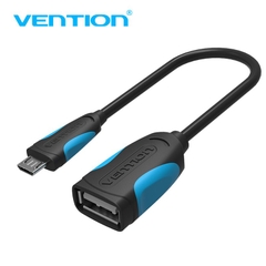 Cáp Micro USB to USB 2.0 OTG Vention dài 25cm