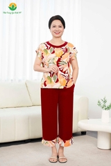 Bộ W QDACT RP cổ phối màu