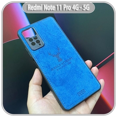 Ốp lưng cho Xiaomi Redmi Note 11 Pro 4G 5G / Note 12 Pro 4G giả da con hươu DEER