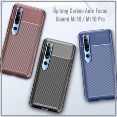 Ốp lưng cho Xiaomi Mi 10 / Mi 10 Pro chống sốc Carbon Auto Focus