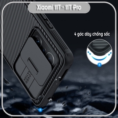 Ốp lưng cho Xiaomi 11T - 11T Pro Nillkin CamShield Pro che camera