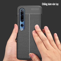 Ốp lưng cho Xiaomi Mi 10 / Mi 10 Pro Giả da chống sốc Auto Focus