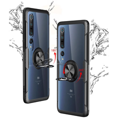 Ốp lưng Xiaomi Mi 10 - Mi 10 Pro Trong Suốt Chống Sốc iRing Viền Màu