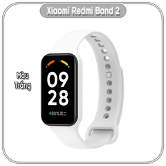 Dây cao su thay thế cho Xiaomi Redmi Band 2 nhựa dẻo TPU trơn nhiều màu Mijobs