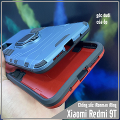 Ốp lưng cho Xiaomi Redmi 9T iRON MAN IRING Nhựa PC cứng viền dẻo chống sốc