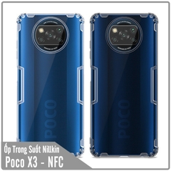 Ốp lưng cho Xiaomi Poco X3 NFC - X3 PRO TPU trong suốt Nillkin NATURE