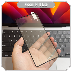 Cường lực cho Xiaomi Mi 8 Lite full viền đen