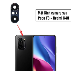 Mặt kính thay thế camera sau cho Xiaomi Poco F3 - Redmi K40