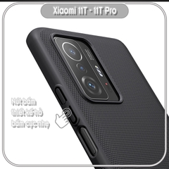 Ốp lưng cho Xiaomi 11T - 11T Pro Frosted Shield nhựa PC cứng Nillkin , Vân nhám , chống vân tay