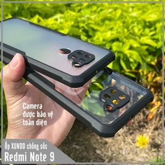 Ốp lưng cho Xiaomi Redmi Note 9 - Redmi 10X (4G) chống sốc trong viền nhựa dẻo XunDD