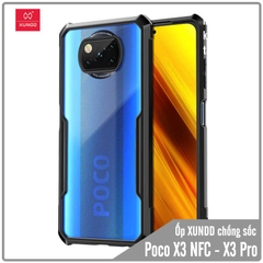 Ốp lưng XUNDD cho Xiaomi Poco X3 Pro - X3 NFC chống sốc trong viền nhựa dẻo