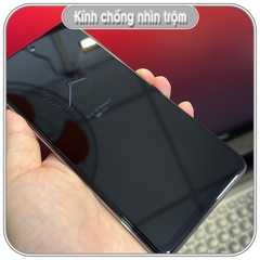 Cường lực chống nhìn trộm cho Redmi Note 12 Pro full viền đen