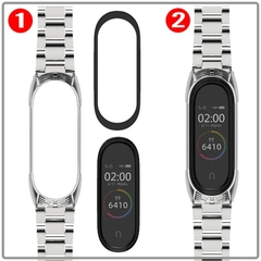 Dây kim loại bản lớn TF cho Xiaomi Miband 3/4/5/6 hãng Mijobs