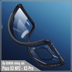 Ốp lưng XUNDD cho Xiaomi Poco X3 Pro - X3 NFC chống sốc trong viền nhựa dẻo