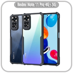 Ốp lưng cho Xiaomi Redmi Note 11 Pro 4G - 5G chống sốc trong viền nhựa dẻo XunDD