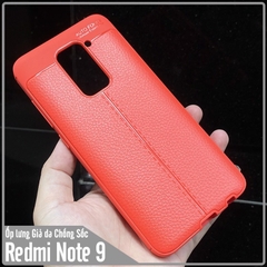 Ốp lưng cho Xiaomi Redmi Note 9 - Redmi 10X 4G Giả da chống sốc Auto
