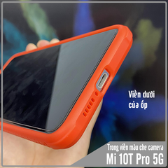 Ốp lưng cho Xiaomi Mi 10T Pro 5G trong viền màu che camera 4 Gốc chống sốc