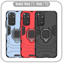 Ốp lưng cho Xiaomi Redmi Note 11 - Note 11S iRON MAN IRING Nhựa PC cứng viền dẻo chống sốc