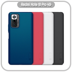 Ốp lưng cho Xiaomi Redmi Note 10 Pro 4G Frosted Shield nhựa PC cứng Nillkin , Vân nhám , chống vân tay