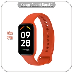 Dây cao su thay thế cho Xiaomi Redmi Band 2 nhựa dẻo TPU trơn nhiều màu Mijobs