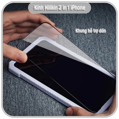 Kính cường lực iPhone 12 - 12 Pro - 12 Pro Max Nillkin 2 in 1 Full Màn Hình
