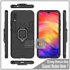 Ốp lưng Xiaomi Redmi Note 7 iRON - MAN IRING Nhựa PC cứng viền dẻo chống sốc