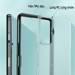 Ốp lưng cho Xiaomi Redmi K50 Gaming - Poco F4 GT, nhám viền màu WLONS