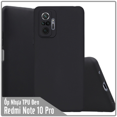 Ốp lưng TPU nhám dẻo cho Xiaomi Redmi Note 10 Pro, che Camera