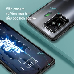 Ốp lưng cho Xiaomi Black Shark 5 - 5 Pro, nhám viền màu WLONS