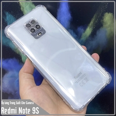 Ốp lưng cho Xiaomi Redmi Note 9S - Redmi Note 9 Pro TPU Trong Suốt Che Cam