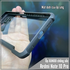 Ốp lưng cho Xiaomi Redmi Note 10 Pro 4G chống sốc trong viền nhựa dẻo XunDD