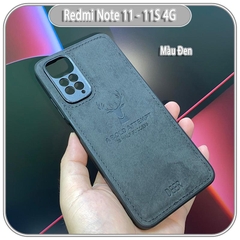 Ốp lưng cho Xiaomi Redmi Note 11 - Note 11S 4G giả da con hươu DEER