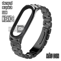 Vòng thay thế Xiaomi Miband 3 / 4 / 5 Mijobs kim loại bản lớn