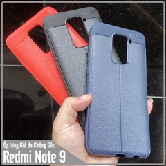Ốp lưng cho Xiaomi Redmi Note 9 - Redmi 10X 4G Giả da chống sốc Auto