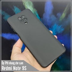 Ốp lưng cho Redmi Note 9S - Note 9 Pro, nhựa TPU dẻo màu lót nhung che camera