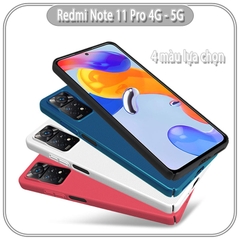 Ốp lưng cho Redmi Note 11 Pro - Note 12 Pro 4G Frosted Shield nhựa PC cứng Nillkin , Vân nhám , chống vân tay