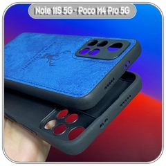 Ốp lưng cho Xiaomi Redmi Note 11S 5G - Poco M4 Pro 5G giả da con hươu DEER