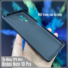 Ốp lưng TPU nhám dẻo cho Xiaomi Redmi Note 10 Pro, che Camera