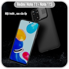 Ốp lưng cho Xiaomi Redmi Note 11 - Note 11S Nillkin CamShield che camera