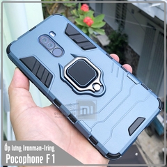 Ốp lưng Xiaomi Pocophone F1 iRON - MAN IRING Nhựa PC cứng viền dẻo chống sốc