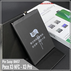 Pin Suiqi Li-ion thay thế cho Xiaomi Poco X3 NFC - Poco X3 Pro BN57 5200mAh