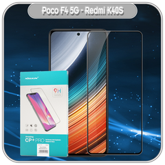 Kính cường lực Nillkin Amazing CP+ PRO cho Xiaomi Poco F4 - Redmi K40S, FULL viền đen