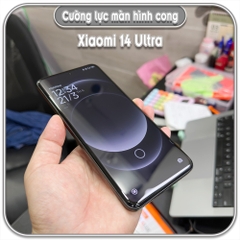 Cường lực Xiaomi 14 Ultra, full viền đen MIETUBL