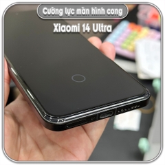 Cường lực Xiaomi 14 Ultra, full viền đen MIETUBL